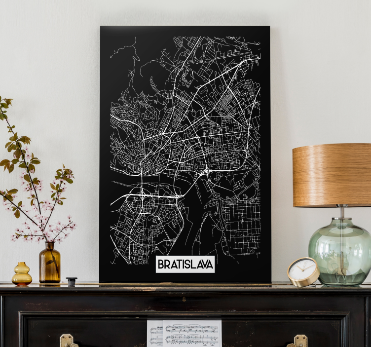 Obraz Bratislava na stenu - Tenstickers