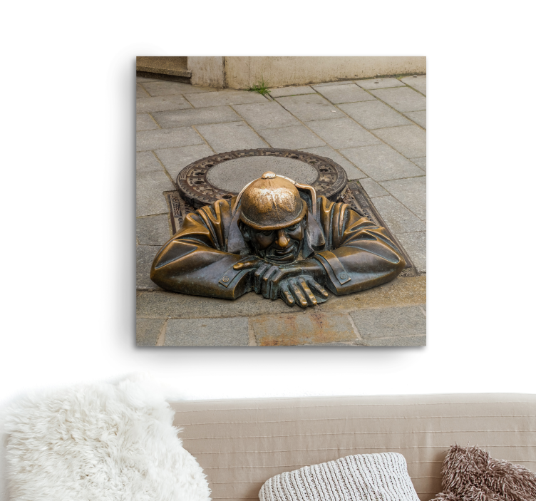 Obraz na stenu Čumil v Bratislave - Tenstickers