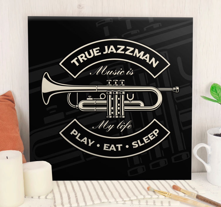 Pravé jazzmanské hudobné obrazy na stenu - Tenstickers