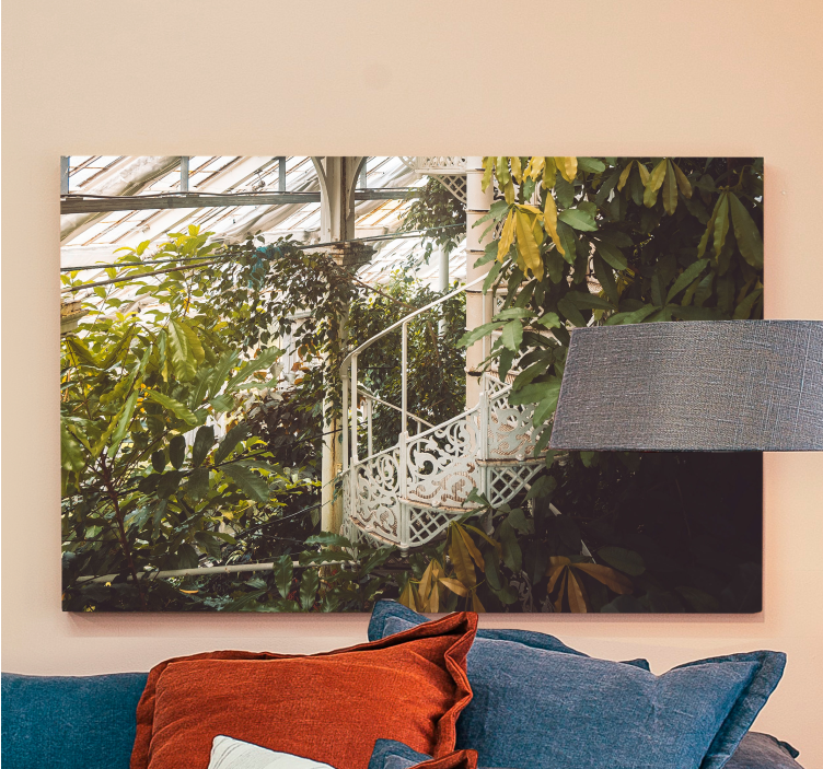 Obraz na stenu rastliny bujná zeleň kompozícia - Tenstickers