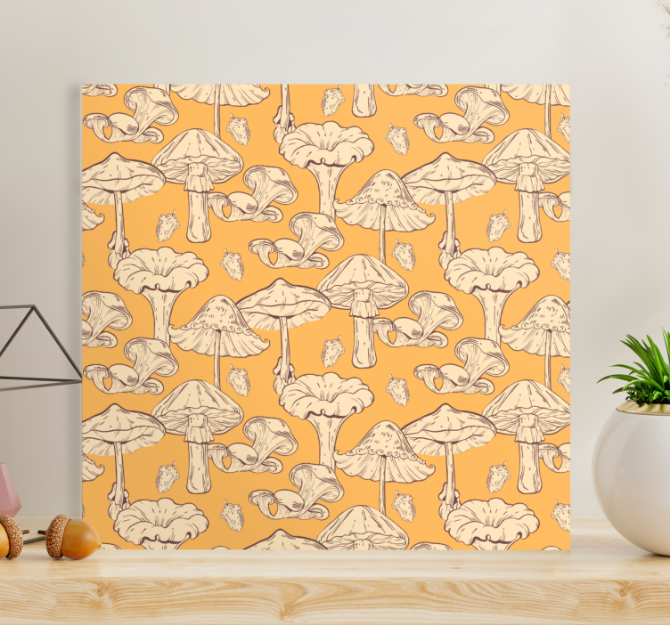 Obraz na stenu rastliny s motívom húb - Tenstickers