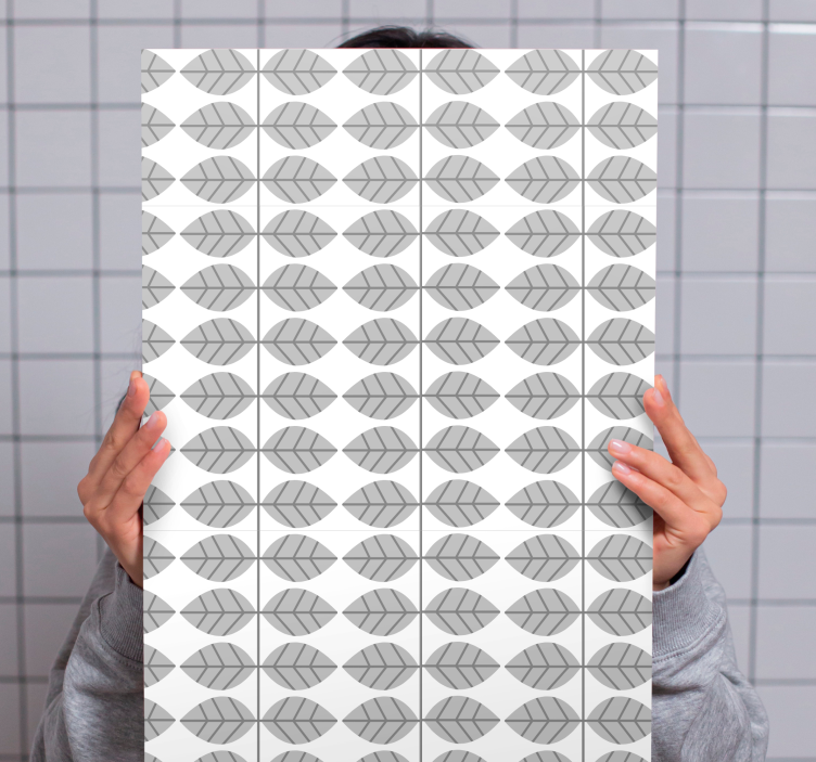 Obraz na stenu rastliny so stylizovaným listovým vzorom - Tenstickers