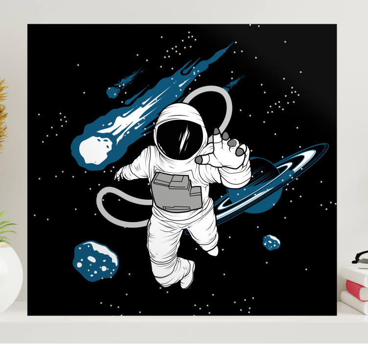 Obraz na stenu videohry astronaut v univerze - Tenstickers