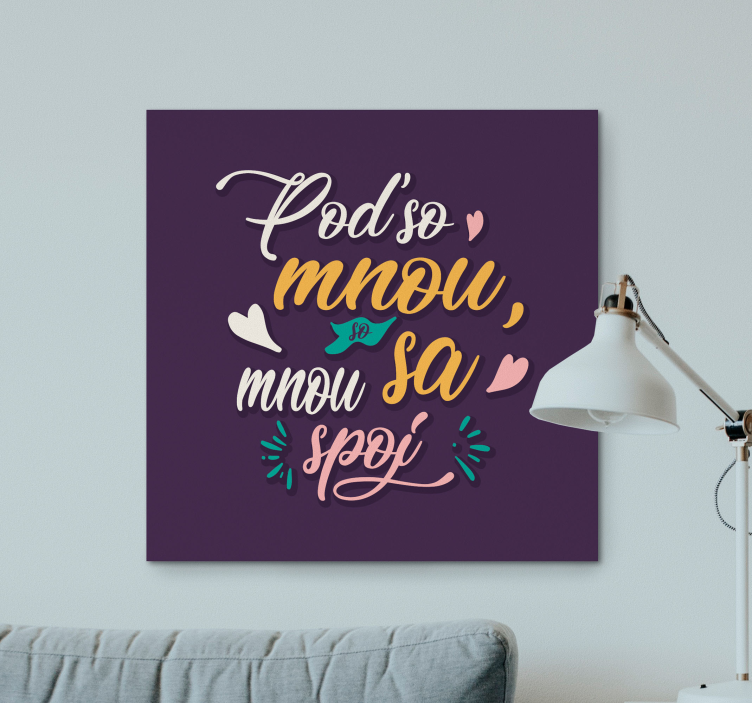 Obraz na stenu Poď somnou - Tenstickers