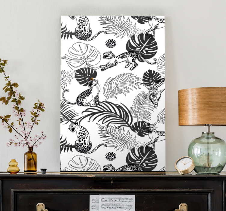 Obraz psov hravé džungľové mačky - Tenstickers