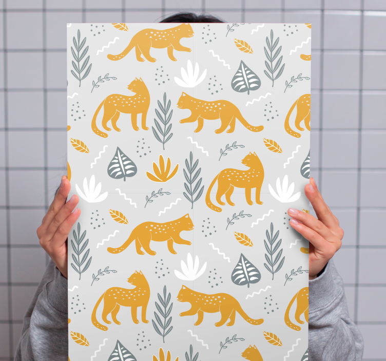 Obraz psov s hravým zvieracím vzorom - Tenstickers