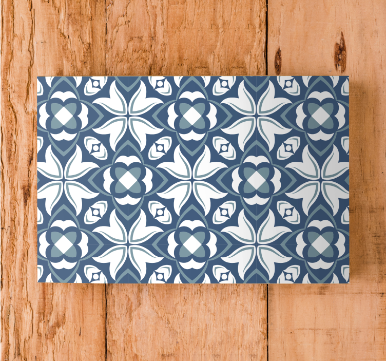 Obraz s ornamentmi geometrickým kvetinovým motívom - Tenstickers