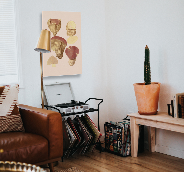 obraz na stenu rastliny zber húb - Tenstickers