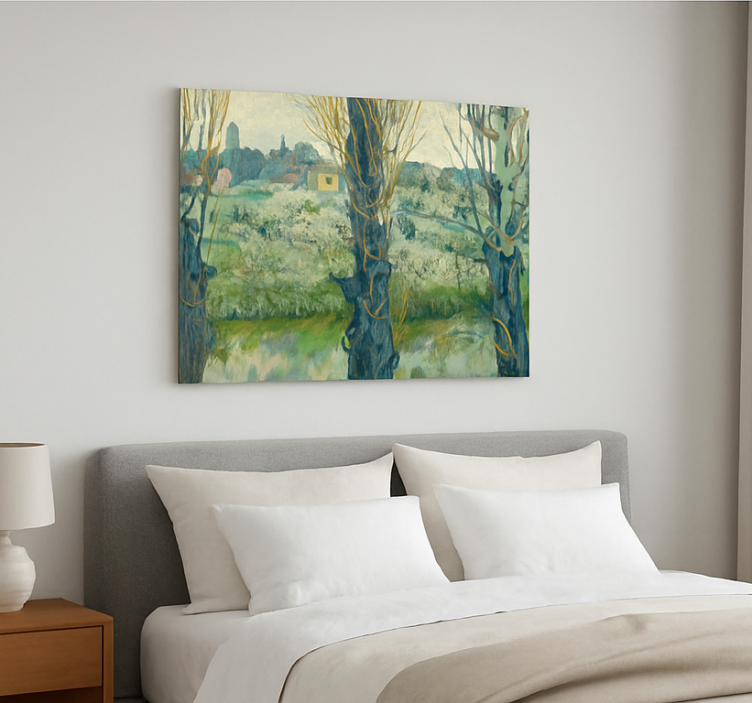 umelecký obraz pohľad na arles van gogh - Tenstickers