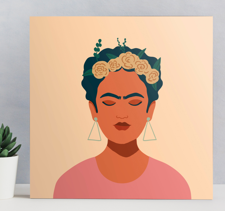 Obrazy frida khalo na plátne - Tenstickers