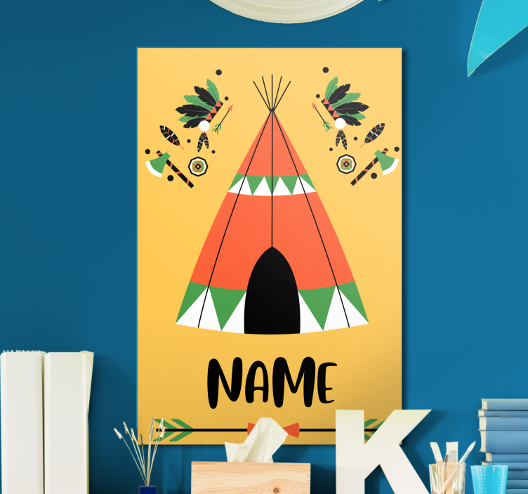 Personalizované plátno prispôsobené tepee - Tenstickers