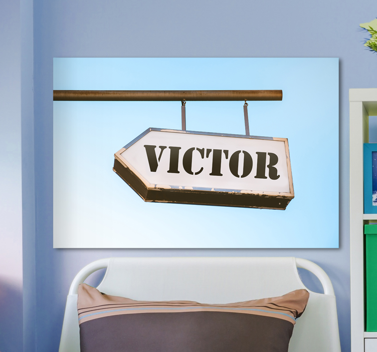 Prispôsobené meno podpísať plátno - Tenstickers