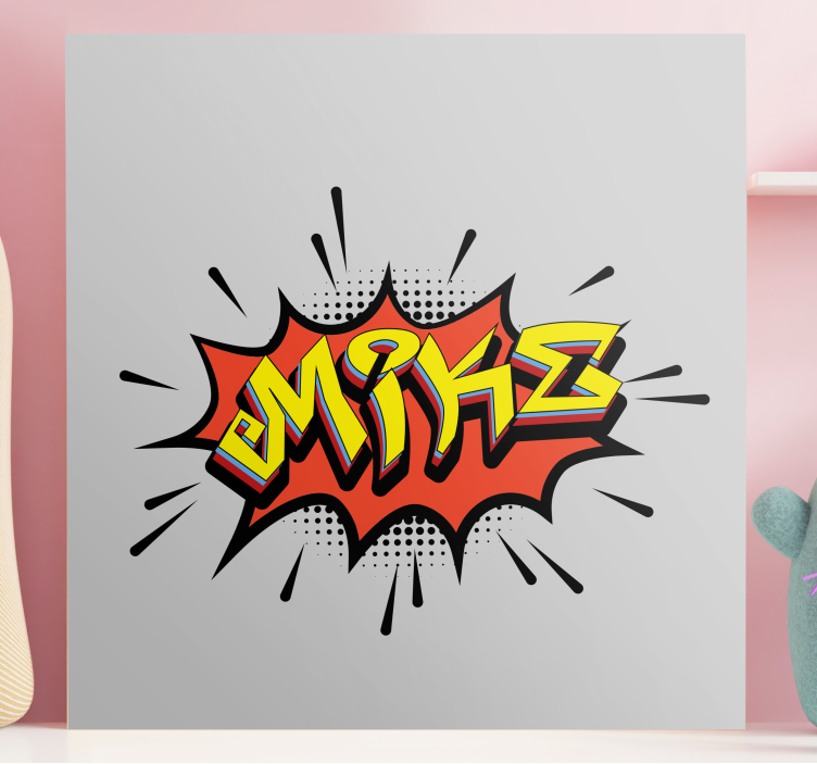 Personalizované obrazy na stenu s graffiti v štýle bombardovania - Tenstickers