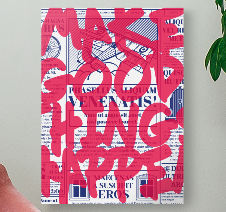 Aby sa dobré veci diali, obrazy na stenu do obývačky - Tenstickers