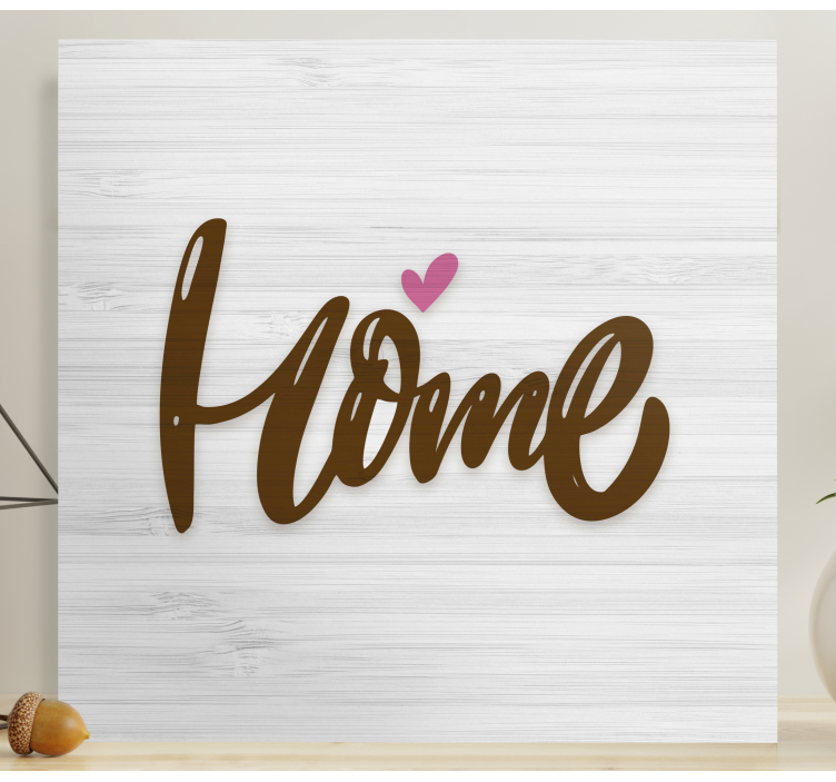 Vintage obraz na stenu Home - Tenstickers