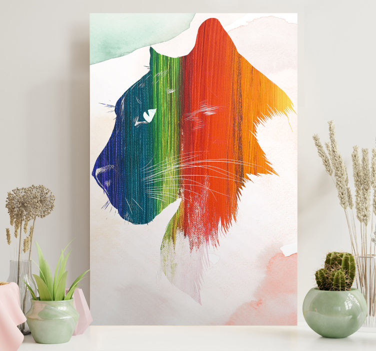 Panter print zvieracie obrazy na stenu - Tenstickers