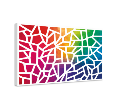 Mosaico de colores foto mozaikové plátno - Tenstickers