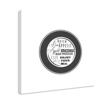 Dobro chuť inšpiratívne obrazy na stenu - Tenstickers