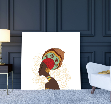 Moderné africké kancelárske plátno - Tenstickers