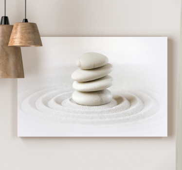 Zen stones stena plátno nástenné umenie - Tenstickers