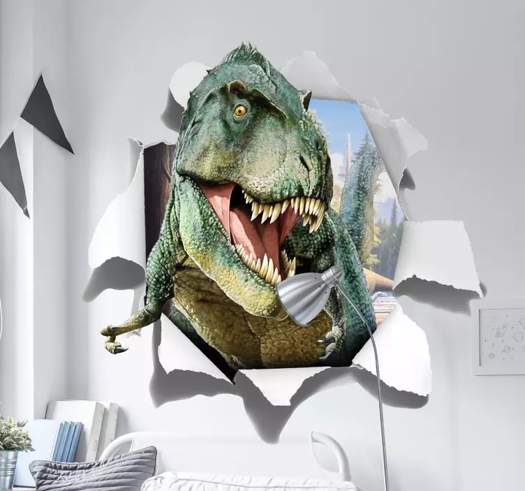 3d nálepka na t-rex - Tenstickers