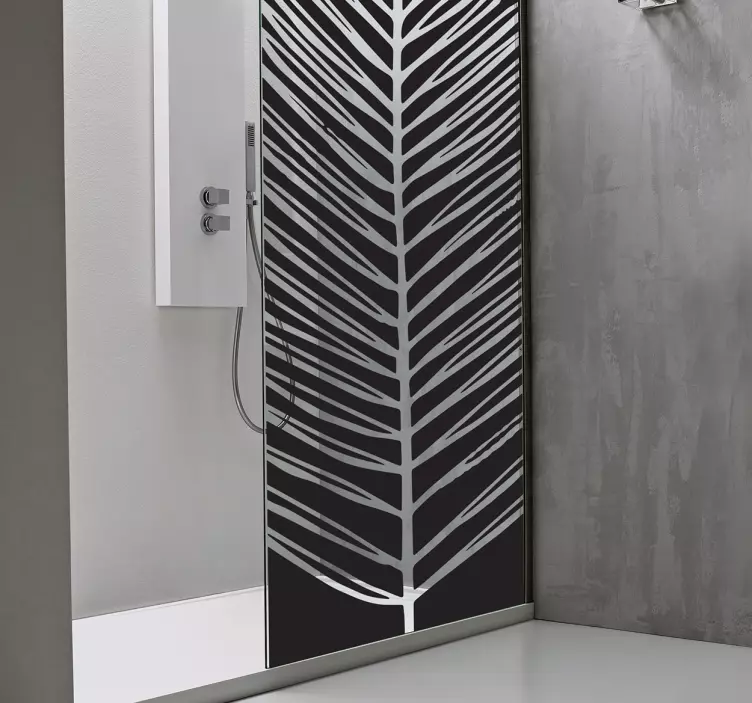 Nálepka s oknami z tropických listov - Tenstickers