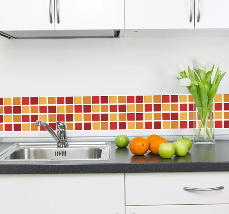 Nálepka na teplé dlaždice do kúpeľne - Tenstickers