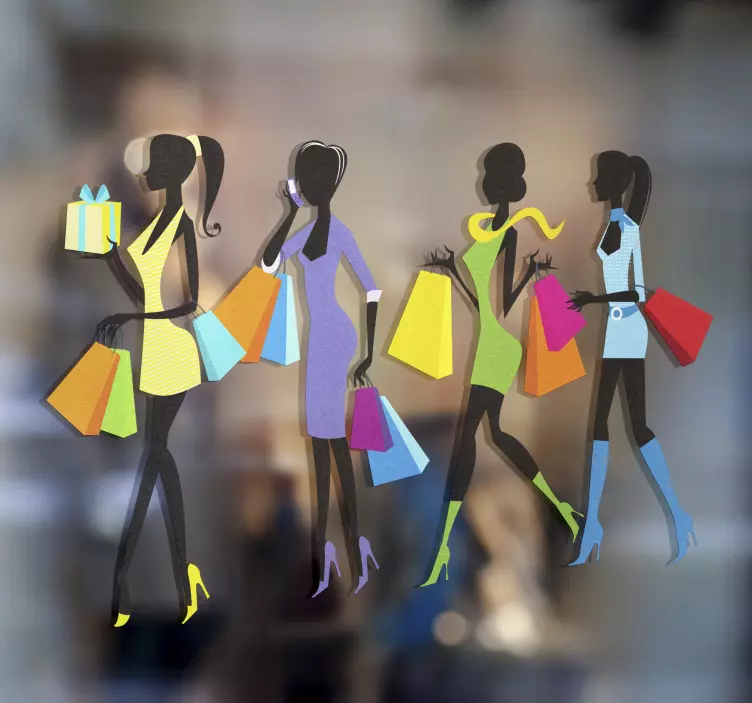 Nálepka pre nákupy dievčat - Tenstickers