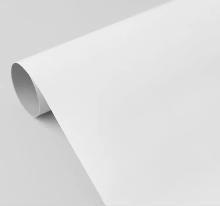 Biely obyčajný vinyl na stenu - Tenstickers