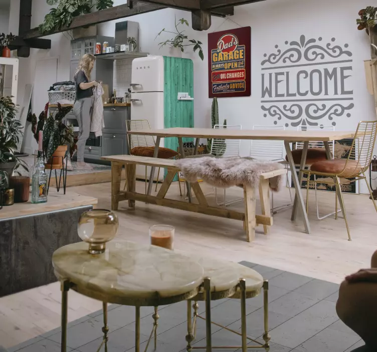 Nálepka na chladničku tyrkysový kov - Tenstickers