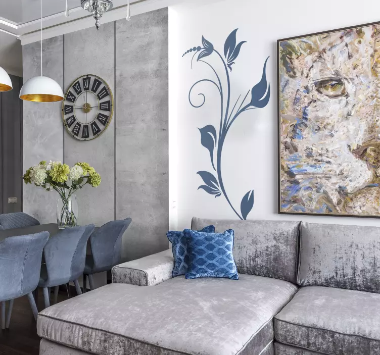 Nálepka na kvetinu 58 - Tenstickers