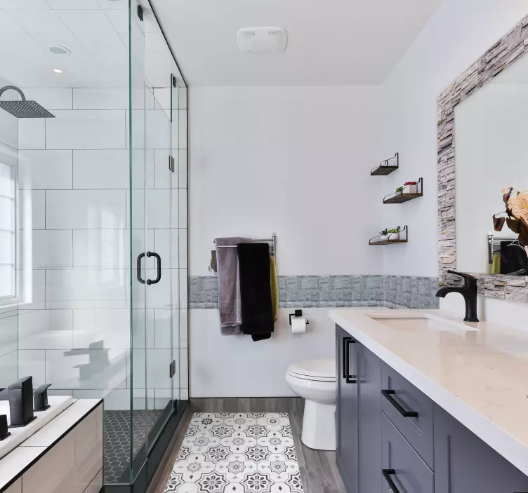 Nálepka na zrkadlo z kameňa - Tenstickers