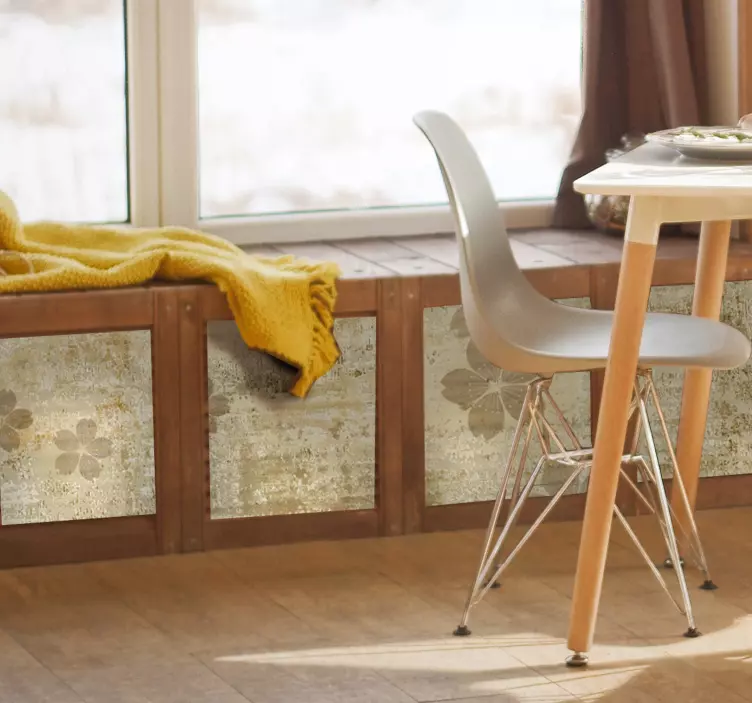 Nálepky na nábytok kvetinový vzor prekrytie - Tenstickers