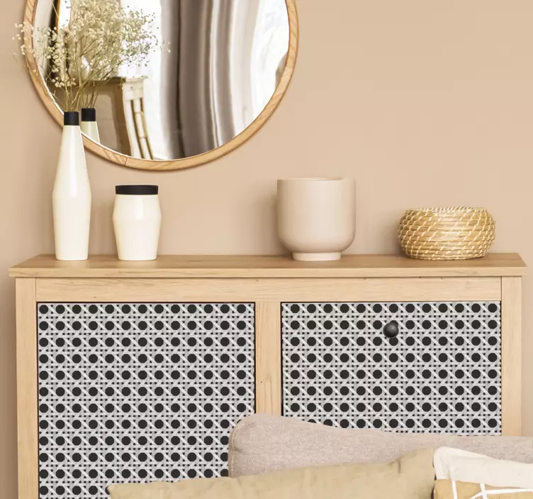 Nálepky na nábytok moderný listový vzor - Tenstickers