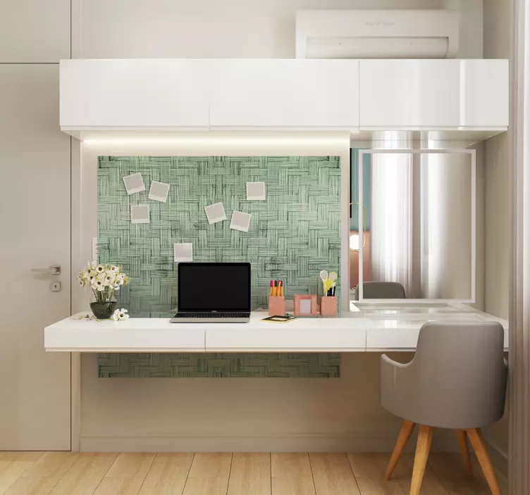 Nálepka do kancelárie tkaný textúrovaný povrch - Tenstickers