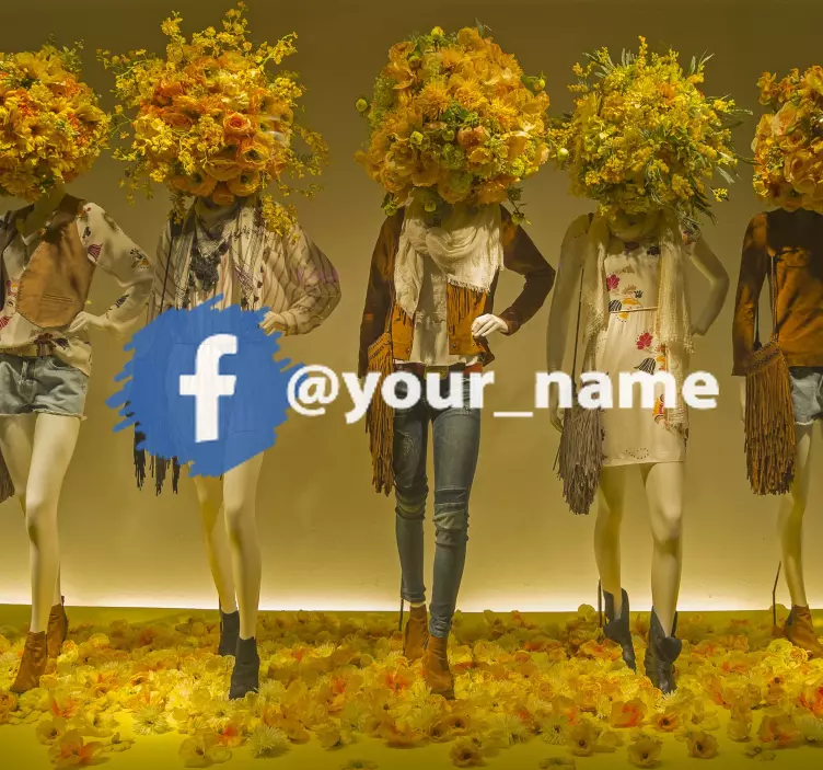 Facebook sociálne médiá logo vinylová značka - Tenstickers