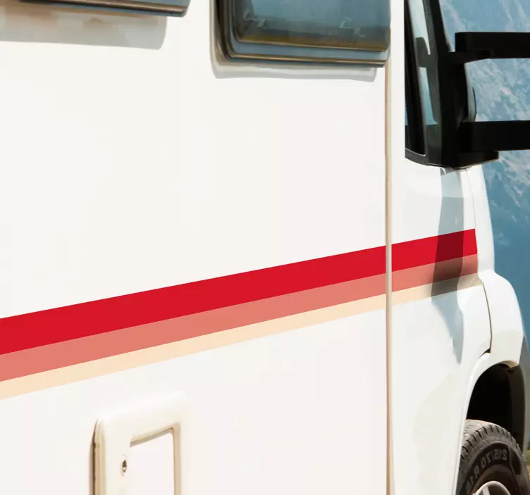 Nálepka na karavan lúčov - Tenstickers