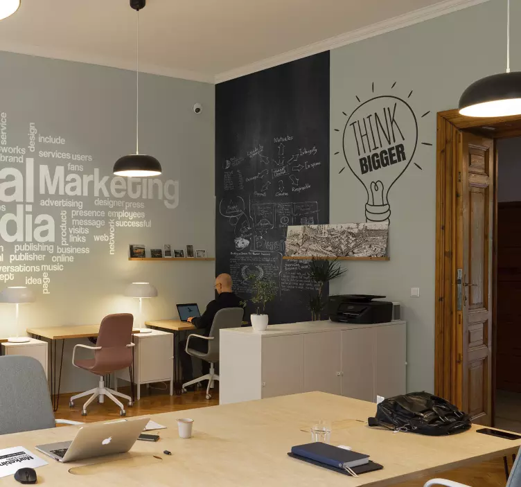 Vinylová nálepka na tabuľu - Tenstickers