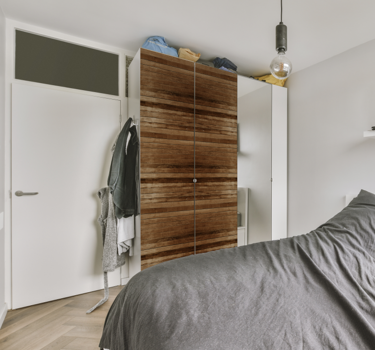 Nálepka na nábytok listones de madera - Tenstickers