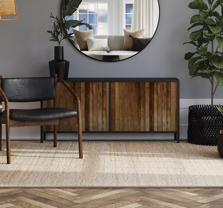 Nálepka na nábytok listones de madera - Tenstickers