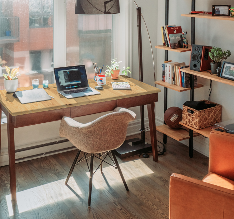 nálepky na nábytok madera clara - Tenstickers