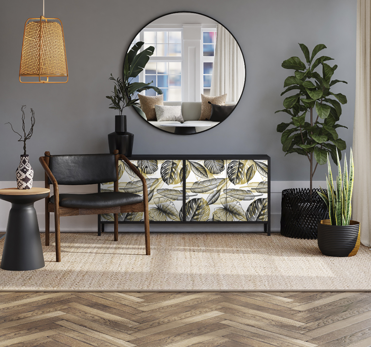 nálepky na nábytok plantas tropicales elegantes - Tenstickers