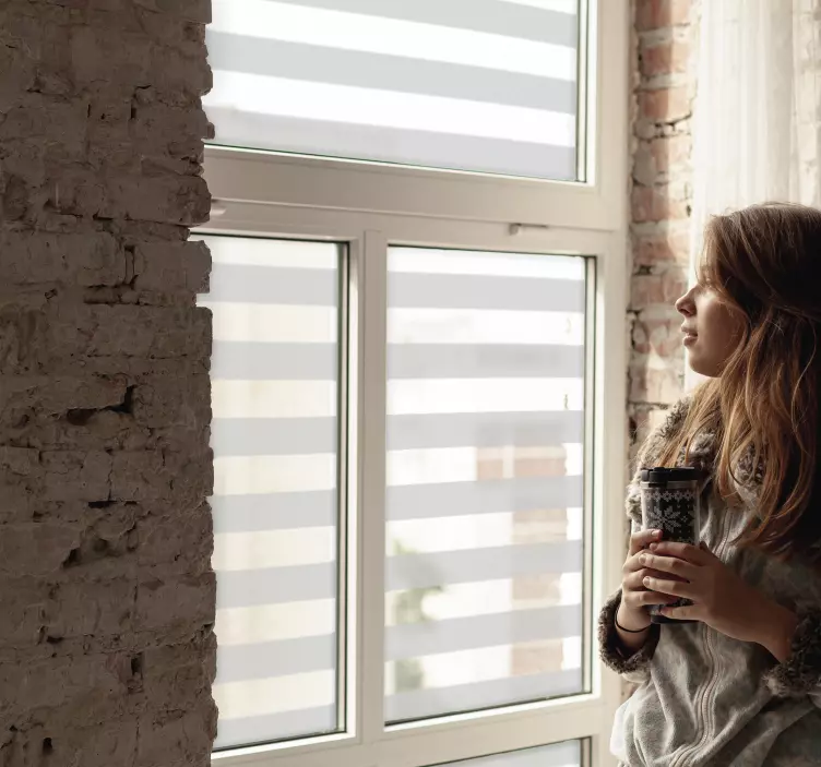 Priesvitný list nálepka na okno - Tenstickers