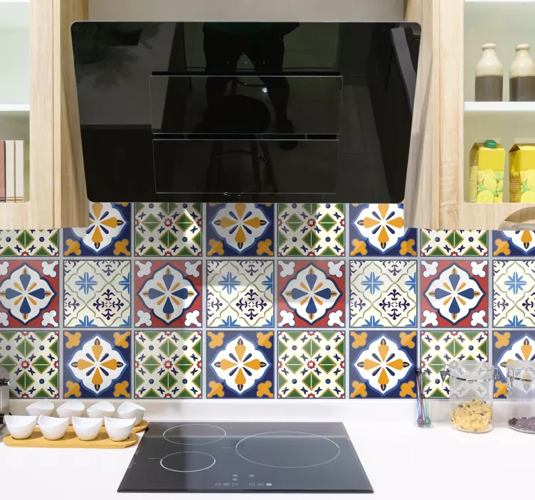 Typická nálepka na portugalské dlaždice - Tenstickers