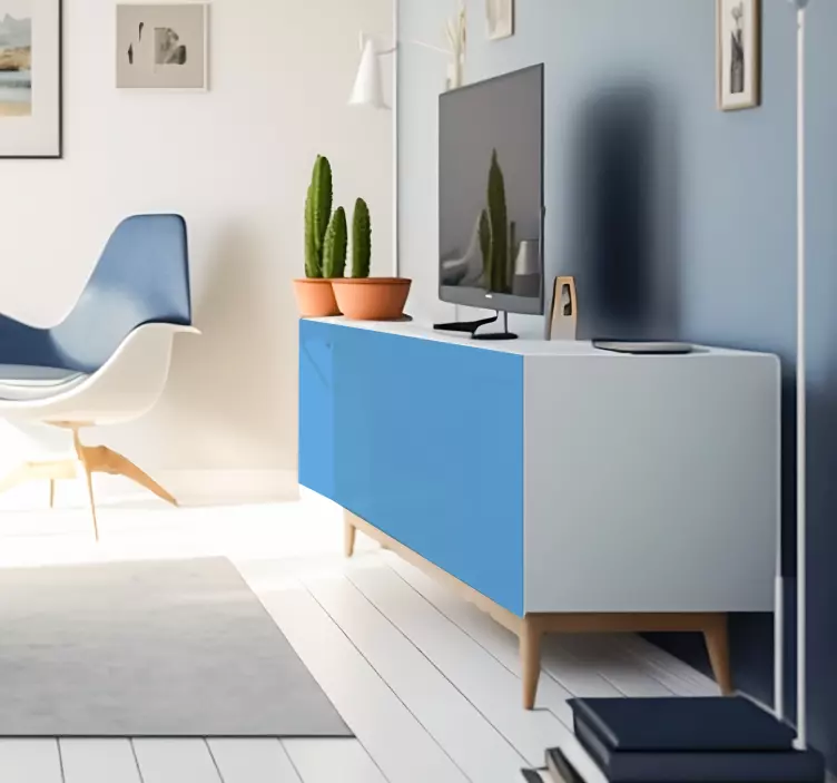 Nálepka na nábytok svetlomodrá - Tenstickers