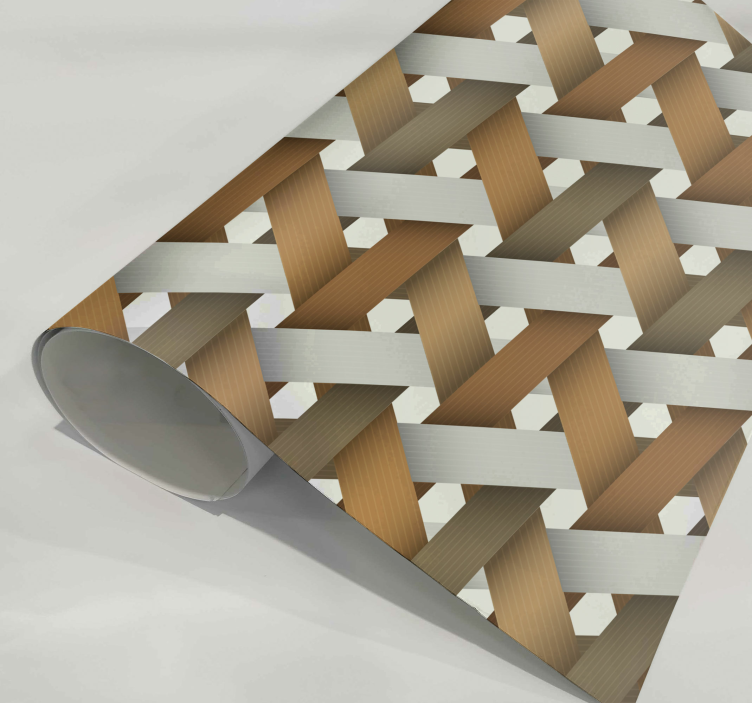 Nálepka na nábytok scandinavské biele drevo - Tenstickers