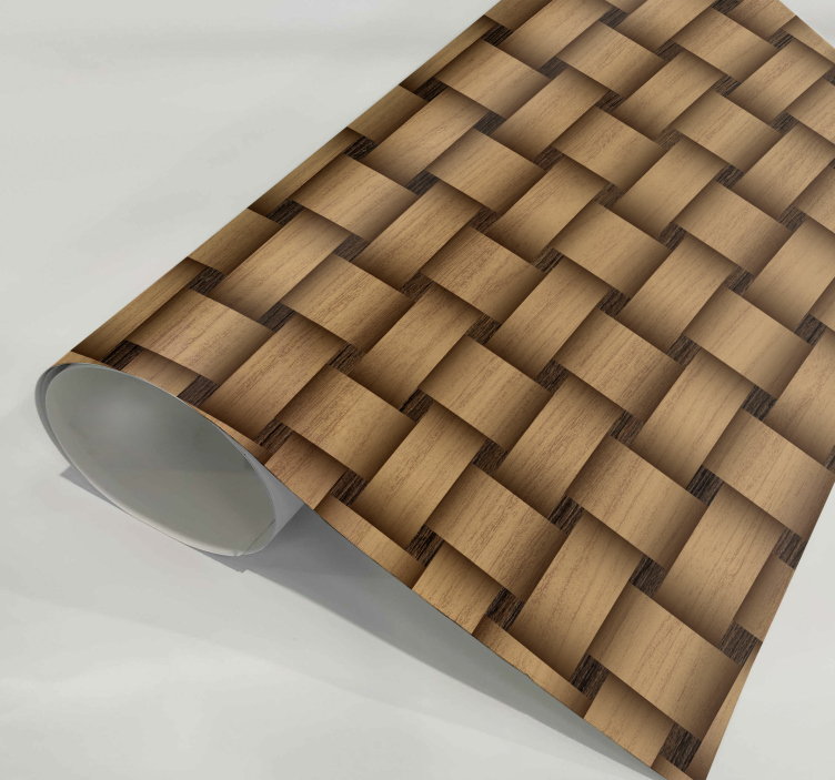 nálepky na nábytok drevo sa prepletá - Tenstickers