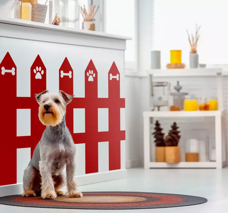 Nalepka na stenu domace zvieratka ohrada záhrady - Tenstickers