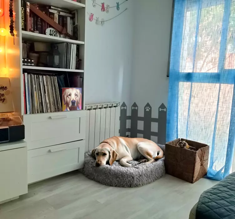 Nalepka na stenu domace zvieratka ohrada záhrady - Tenstickers