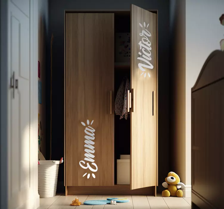 Nálepka s nábytkom do obývacej izby - Tenstickers